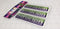 DOMED GREEN/ PURPLE RECTANGLE DECAL