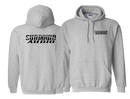 Sundown Audio Sport Grey Hoodie ( Small front left / Big back print )