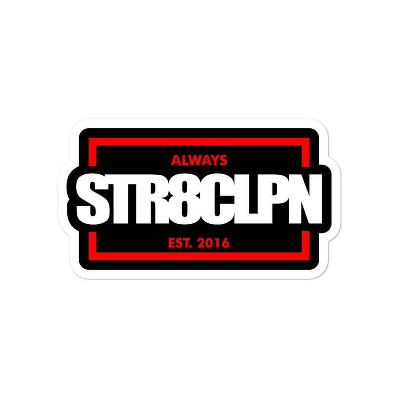 ALWAYS STR8CLPN Bubble-free sticker