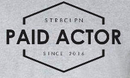 Paid actor shirt